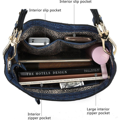 Load image into Gallery viewer, MKF Collection Wandy Soft Vegan Leather Hobo &amp; Wallet Set by Mia K
