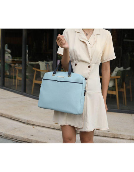 MKF Collection Rose Briefcase by Mia K: Effortless Elegance and Spacious Sophistication