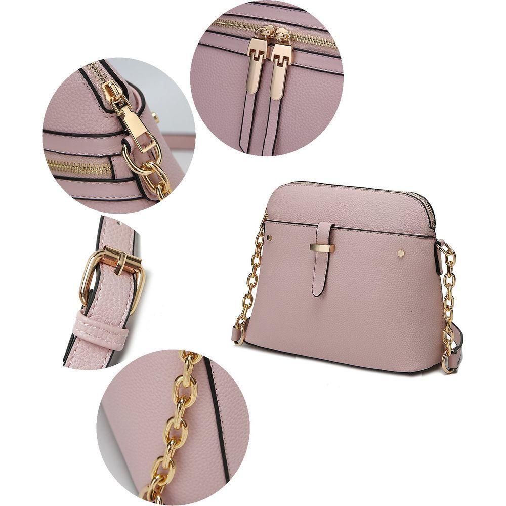 Kelisse Solid Crossbody Handbag Vegan Leather Women