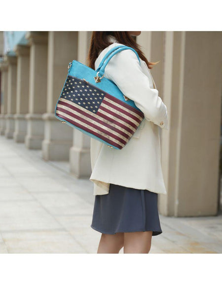 Lilian Vegan Leather Women FLAG Tote Bag: A Luxurious Everyday Companion