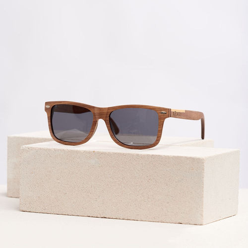 Load image into Gallery viewer, Fibonacci Wooden Sunglasses (Incl. cork casing)
