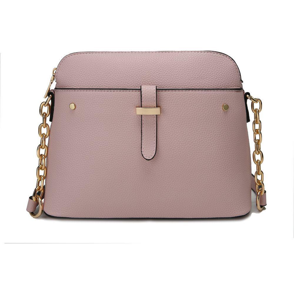 Kelisse Solid Crossbody Handbag Vegan Leather Women