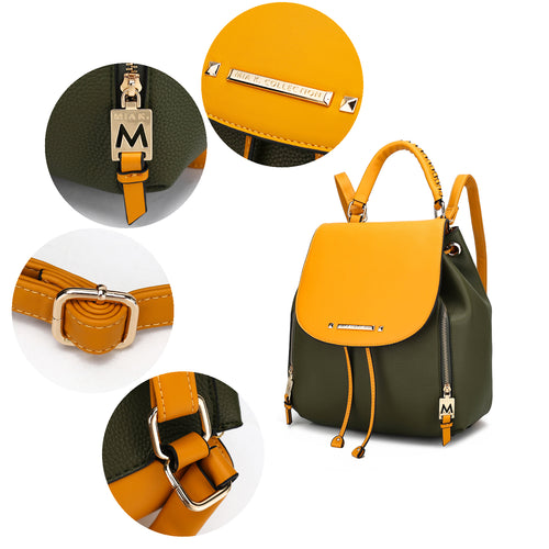 Load image into Gallery viewer, MKF Collection Kimberly Backpack Vegan Leather Women by Mia K
