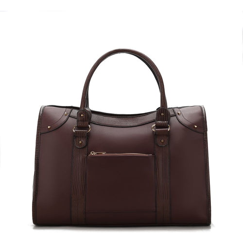 Load image into Gallery viewer, Patricia Vegan Leather Women Duffle Bag
