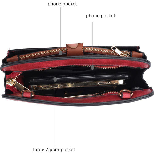 Load image into Gallery viewer, Muriel Vegan Leather Women Crossbody Bag with Card holder and Small
