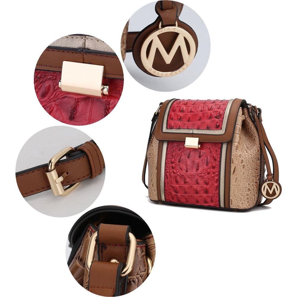 MKF Collection Jamilah Crossbody Vegan Leather Elegance