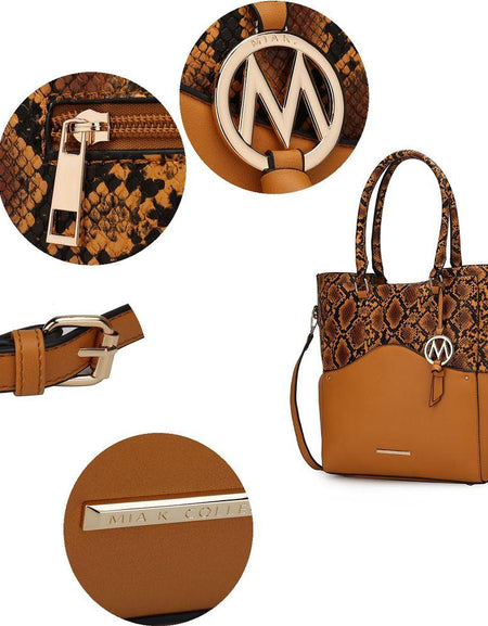 Mia K. Iris Tote Handbag - Exquisite Everyday Elegance