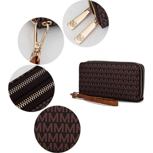 Load image into Gallery viewer, Noemy M Signature Wallet/Wristlet Handbag Women
