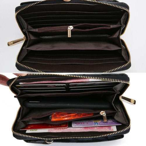 Load image into Gallery viewer, Cossetta Cell Phone Crossbody Wallet Handbag Vegan Leather Women
