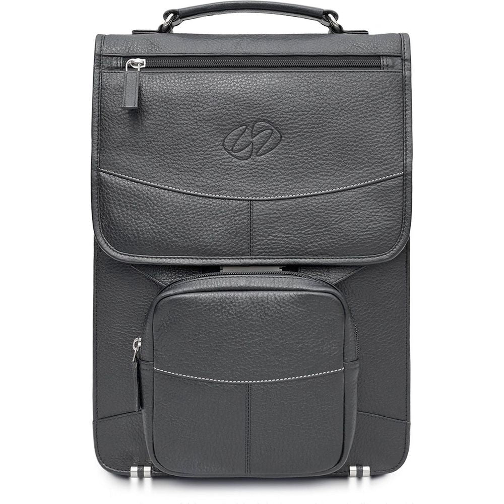 MacCase Premium Leather Briefcase Backpack