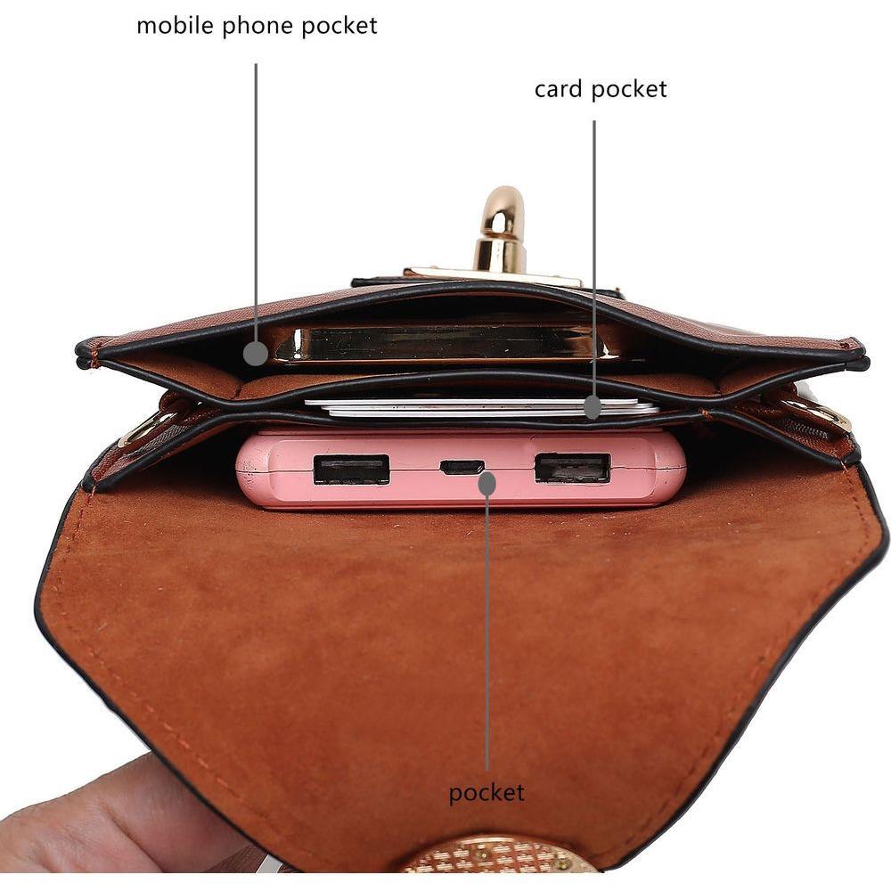 Havana Smartphone Crossbody Handbag