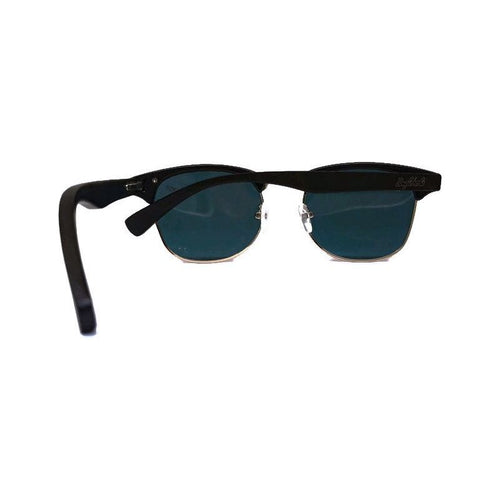 Load image into Gallery viewer, Black Bamboo Club Sunglasses, Polarized Sunset Lenses, HandCrafted
