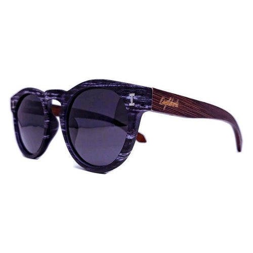 Load image into Gallery viewer, Granite Colored Frame, Bamboo Sunglasses, Polarized with Wood Case
