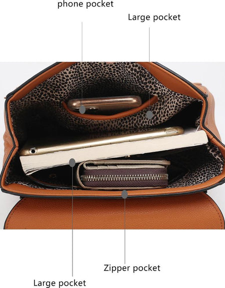 Sansa Vegan Leather Women Backpack