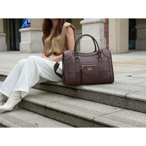 Load image into Gallery viewer, Patricia Vegan Leather Women Duffle Bag
