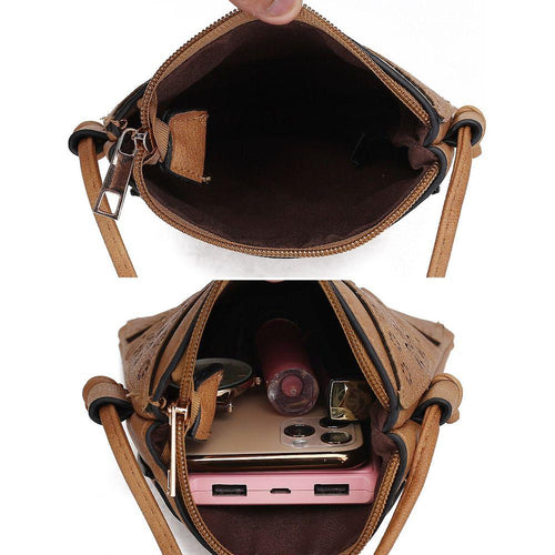 Load image into Gallery viewer, Amentia Crossbody Handbag - Elegant Vegan Leather Masterpiece
