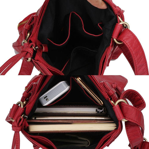 Load image into Gallery viewer, Vintage Stiella Crossbody Bag - Timeless Elegance in Faux Leather
