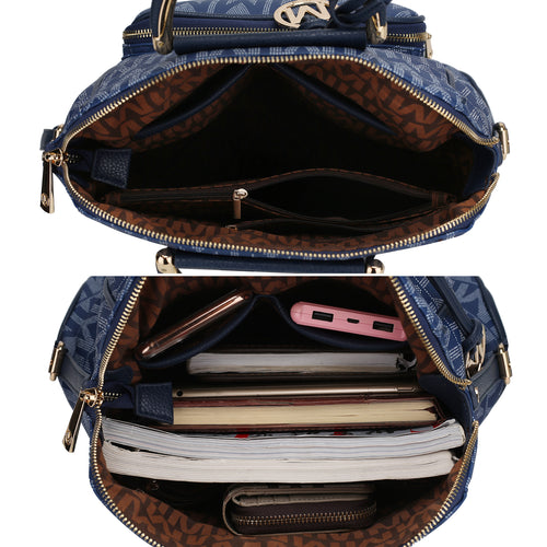 Load image into Gallery viewer, Cora Milan M Signature Trendy Backpack
