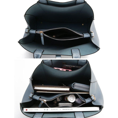 Load image into Gallery viewer, Yola Satchel Bag with Wallet - Exquisite Vegan Leather Elegance
