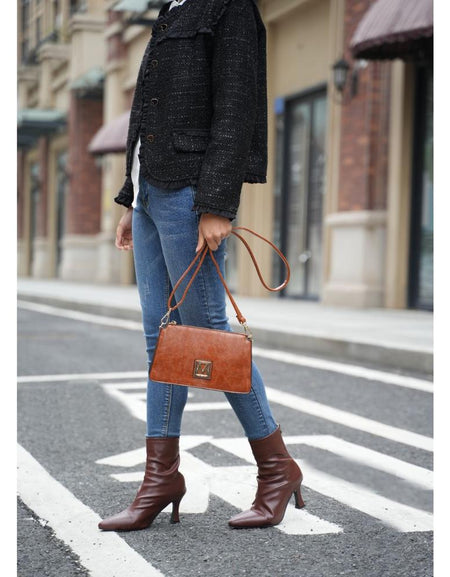 Domitila Vegan Leather Women Shoulder Bag - A Luxurious Statement Piece