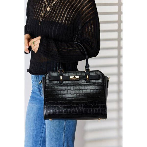 Load image into Gallery viewer, David Jones Texture PU Leather Handbag - Elevate Your Elegance
