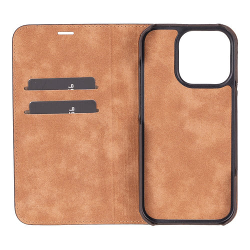 Load image into Gallery viewer, Sonat iPhone 16 Pro Leather Folio Case-3
