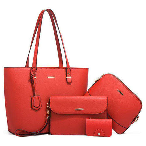 Load image into Gallery viewer, Luxury Four-Piece Handbag Set by [Brand Name]
