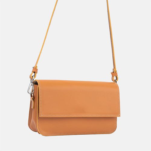 Load image into Gallery viewer, Leather Shoulder Bag - Curie (Light Orange)
