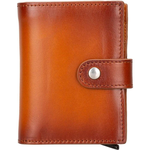 Load image into Gallery viewer, Douglas Leather Pop-Up Cardholder with Compatible Apple AirTag-2
