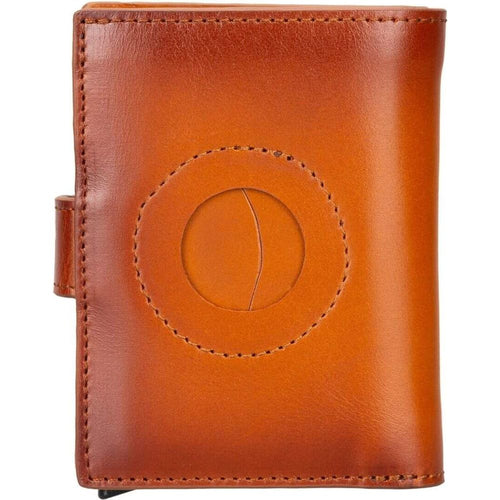 Load image into Gallery viewer, Douglas Leather Pop-Up Cardholder with Compatible Apple AirTag-3
