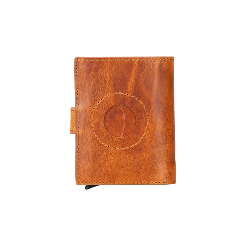 Load image into Gallery viewer, Douglas Leather Pop-Up Cardholder with Compatible Apple AirTag-21
