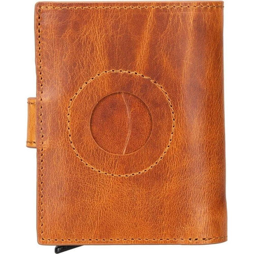 Load image into Gallery viewer, Douglas Leather Pop-Up Cardholder with Compatible Apple AirTag-21
