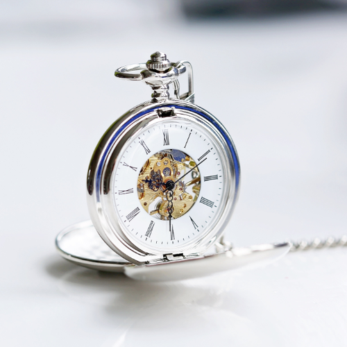 Load image into Gallery viewer, Dual Opening Pocket Watch
