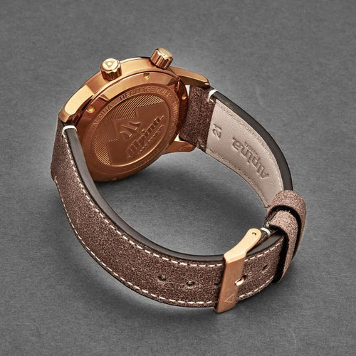 Load image into Gallery viewer, Alpina Men's AL525BRC4H4 'Seastrong' Diver Heritage Brown Dial Bronze PVD Automatic Watch Set
