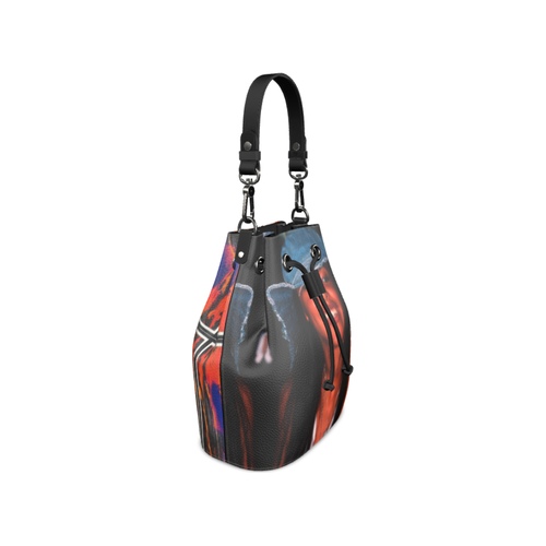 Load image into Gallery viewer, Nappa Leather Art Aaliyah Bag | featuring Art Remix on one side
