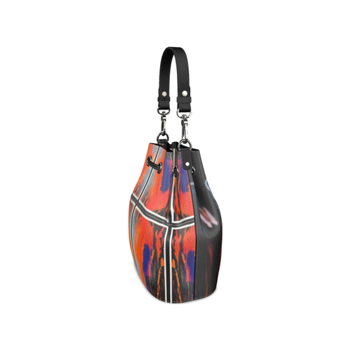 Load image into Gallery viewer, Nappa Leather Art Aaliyah Bag | featuring Art Remix on one side
