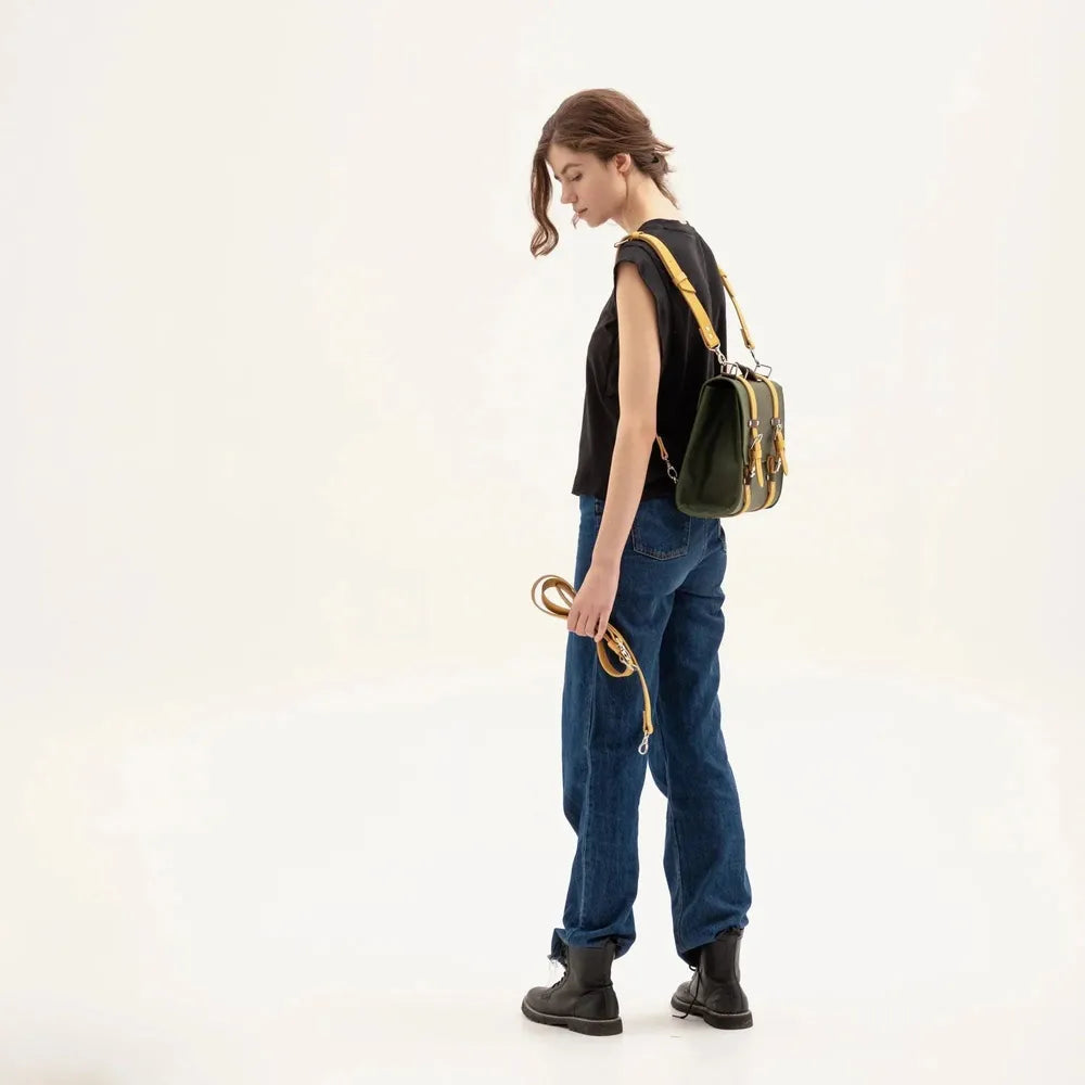 Genuine Leather Briefcase Bag Lora | Women's Work Bag-2