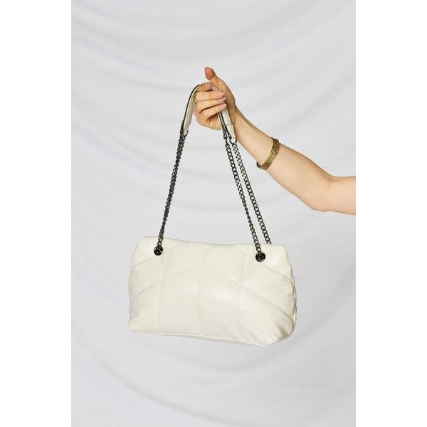 SHOMICO PU Leather Chain Handbag - A Touch of Elegance