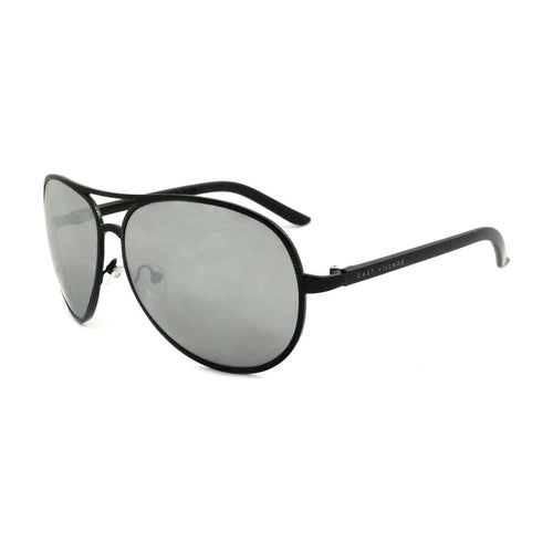 Load image into Gallery viewer, East Village Beveled Edge &#39;Jagger&#39; Aviator Sunglasses in Black
