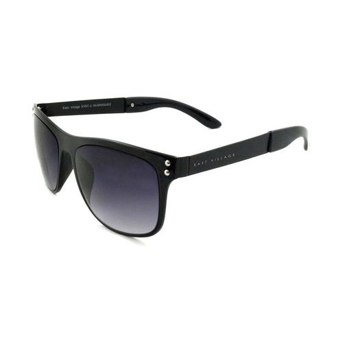 East Village Metal 'Rodriguez' Wayfarer Shape Sunglasses In Black