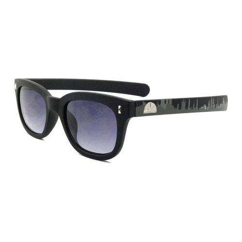 East Village Plastic 'Pacino' Sunglasses In Black With London Skyline