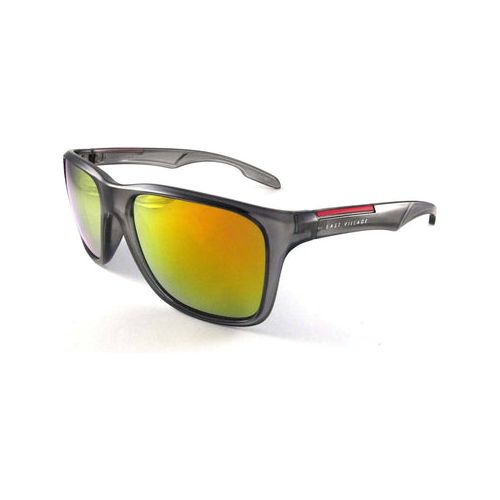 Load image into Gallery viewer, East Village Sporty &#39;Putney&#39; Square Grey Sunglasses with Revo Lens
