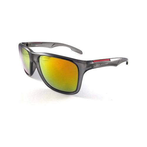 Load image into Gallery viewer, East Village Sporty &#39;Putney&#39; Square Grey Sunglasses with Revo Lens
