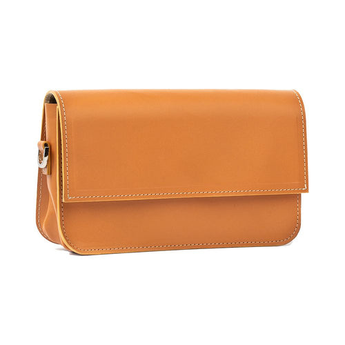 Load image into Gallery viewer, Leather Shoulder Bag - Curie (Light Orange)
