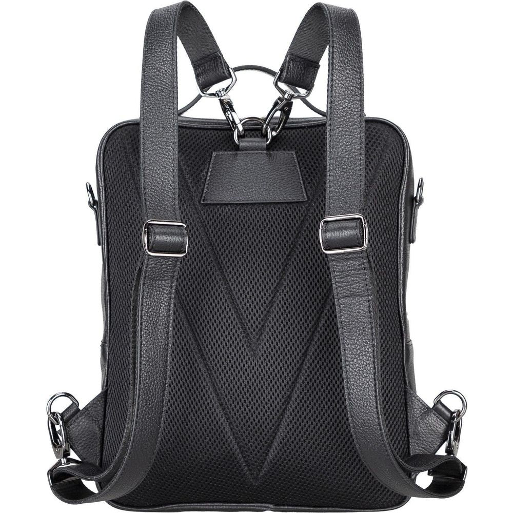 Elmira Leather Laptop Backpack for Men and Women-2