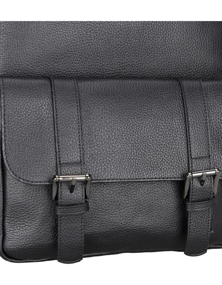 Elmira Leather Laptop Backpack for Men and Women-10