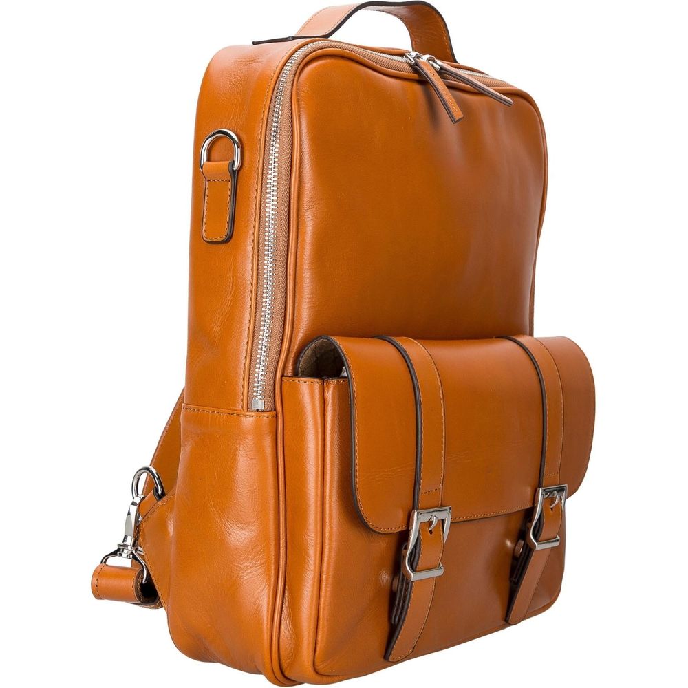 Elmira Leather Laptop Backpack for Men and Women-17