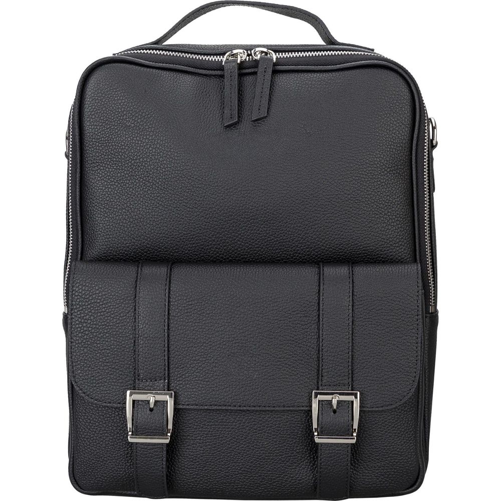 Elmira Leather Laptop Backpack for Men and Women-6