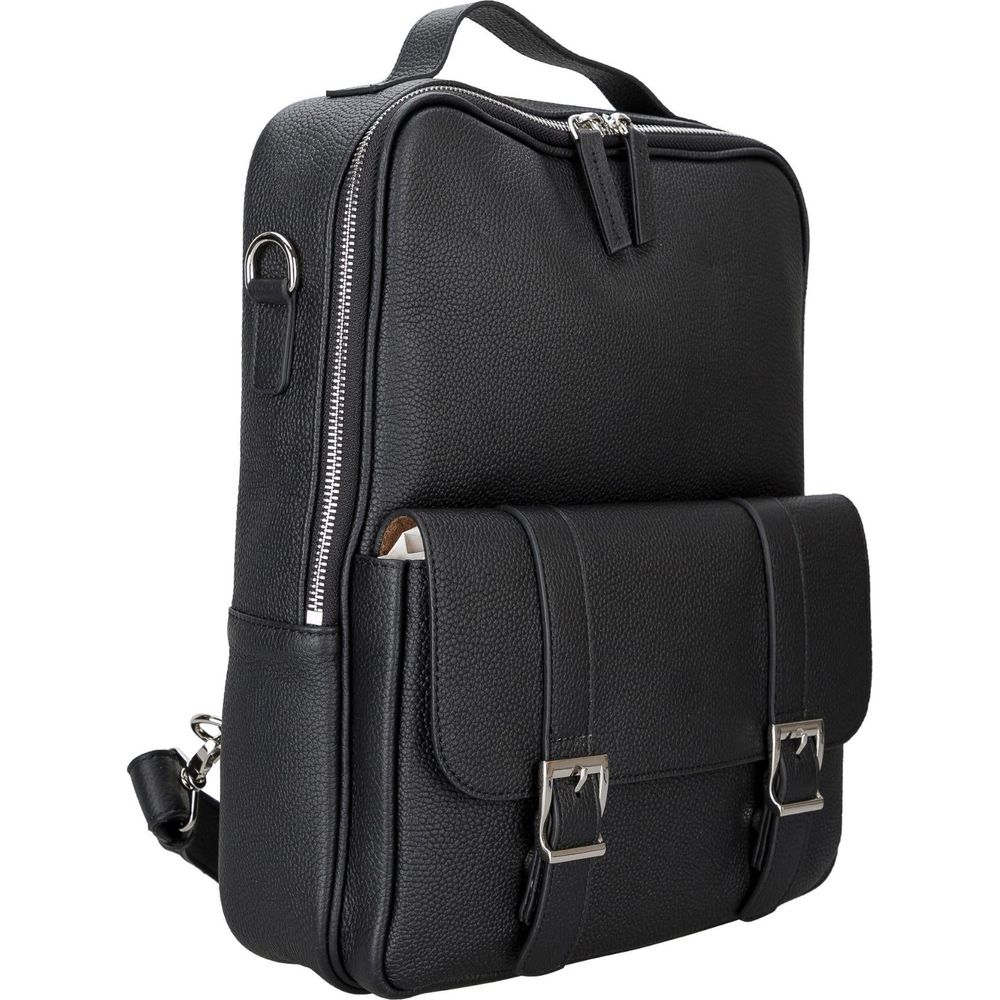 Elmira Leather Laptop Backpack for Men and Women-5