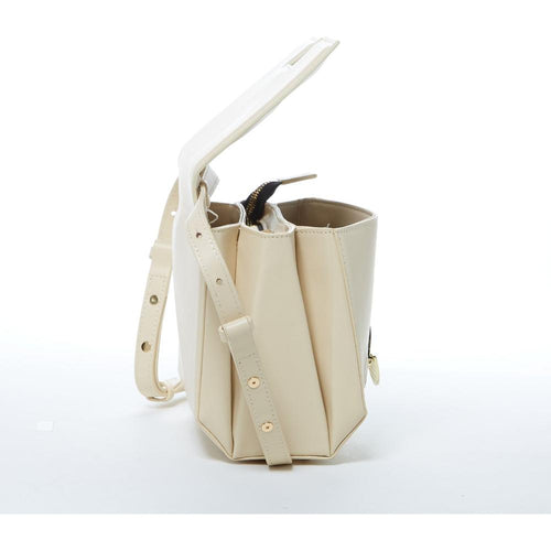 Load image into Gallery viewer, Elizabeth Off White Leather Saddle Bag - A Touch of Elegance
